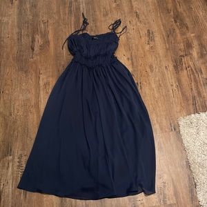 Navy blue midi dress from Vici. Never worn. Size medium